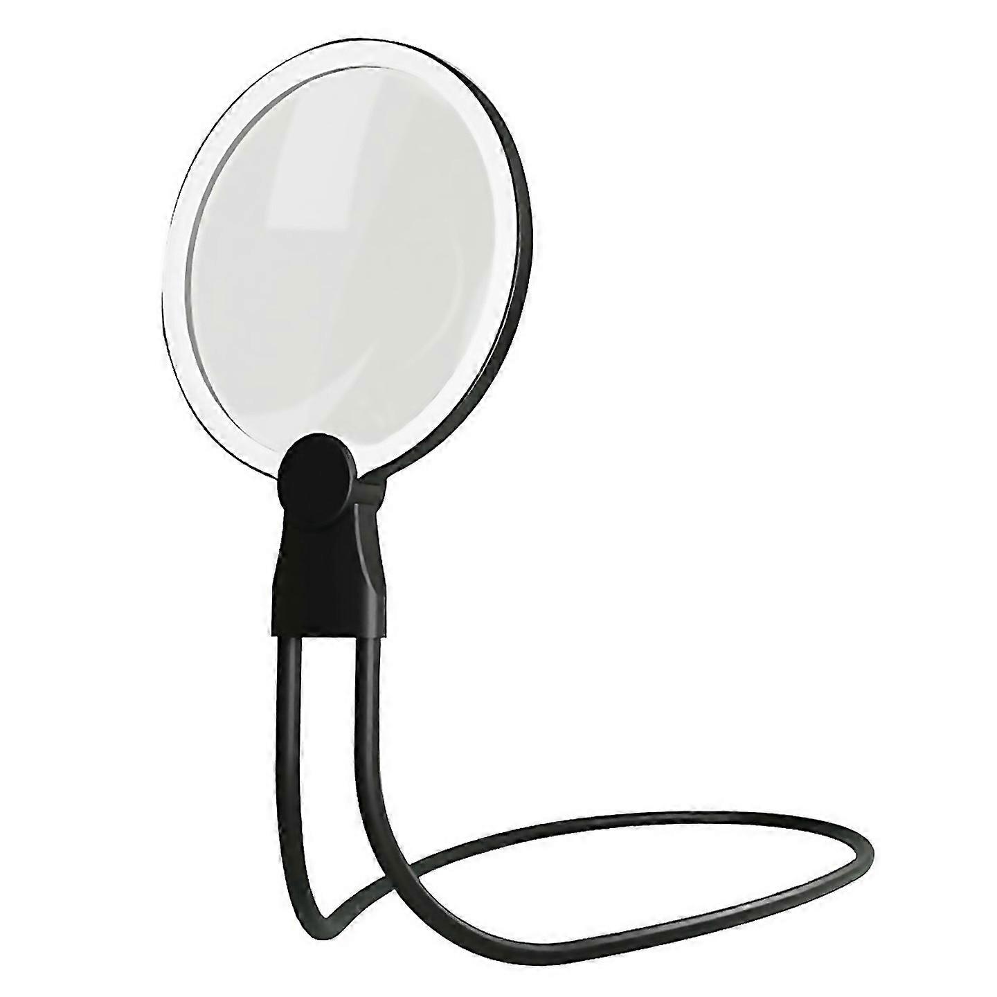 For Neck Handheld Desktop Large Lens Magnifier With 24 Led Lights