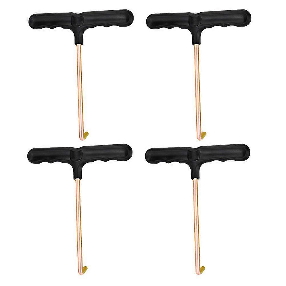 4 قطع تزلج الدانتيل الشد هوكي الجليد التزلج الدانتيل أداة شد الحديد الحذاء الدانتيل تشديد للهوكي تزلج التمهيد الدانتيل السنانير لأحذية التزلج على الجليد