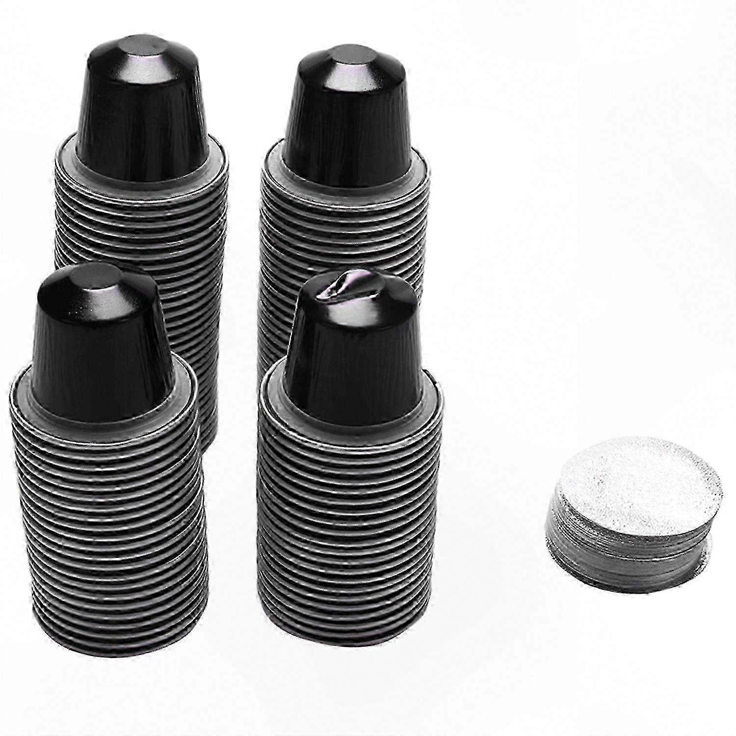 Eco-Friendly Reusable Pods for Nespresso Brewers - 100 Count Refillable Capsules