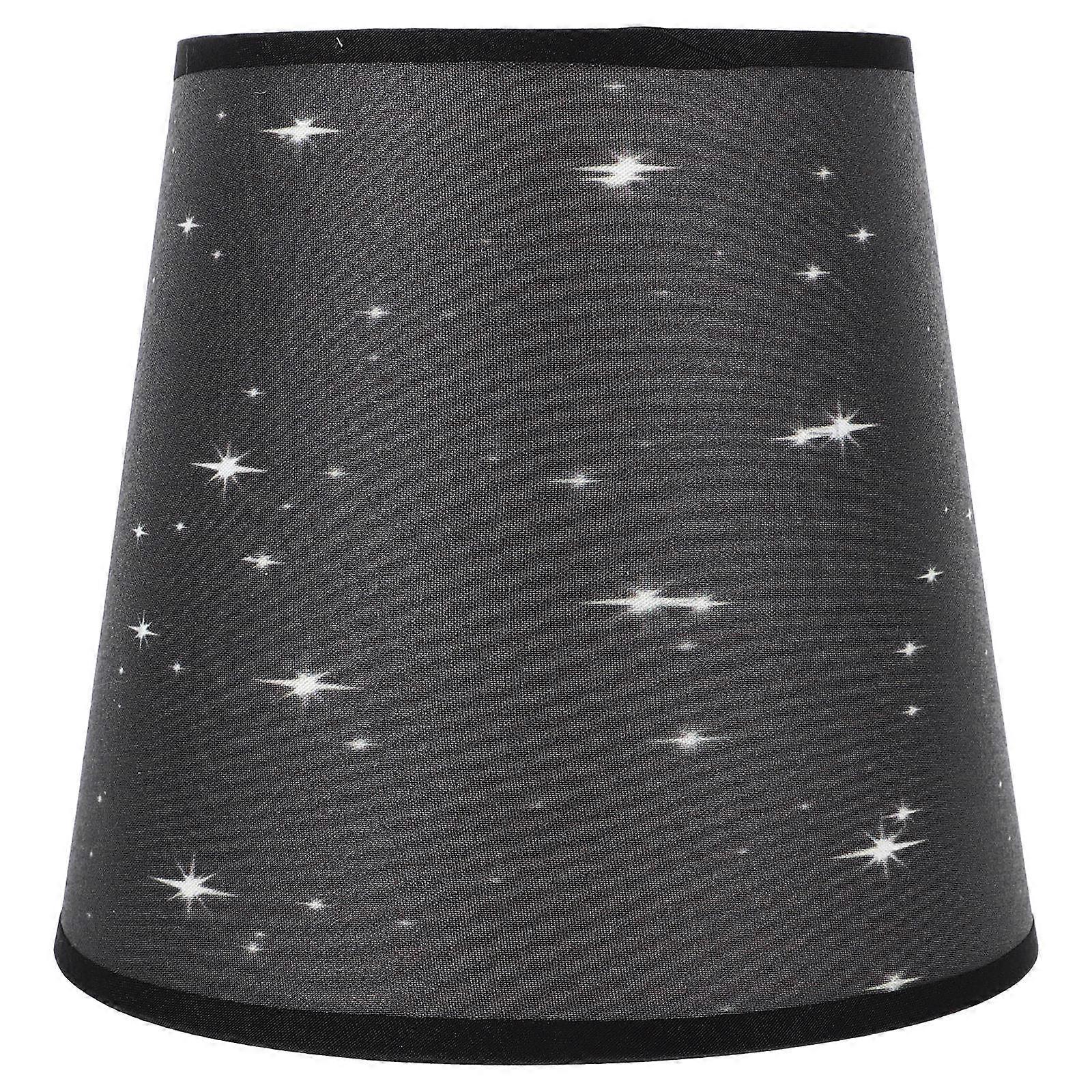 Black Cloth Lampshade Fabric Pendant Lamp Shade for Ceiling Use 4Pcs