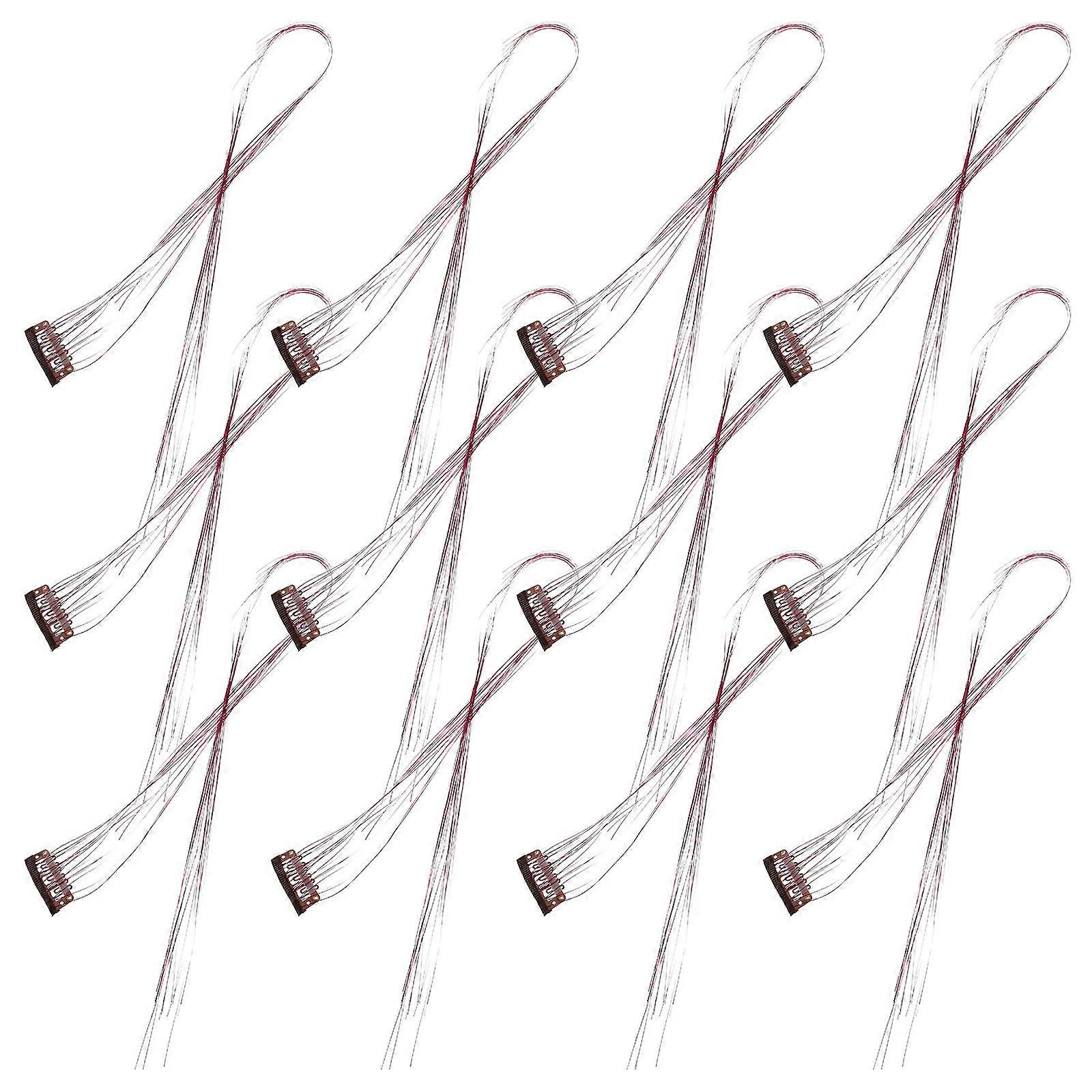 Hair Tinsel Kit 24Pcs Sparkly Hair Extensions for Decoration