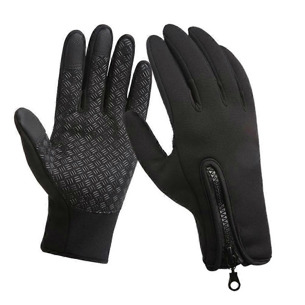 Sports Gloves Cycling Gloves with Touchscreen Function 3Pairs Black