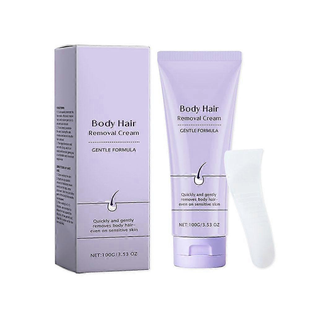 100ml Body Hair Removal Cream for Sensitive Skin Gentle Formula with Long Lasting Smoothness and Hydration