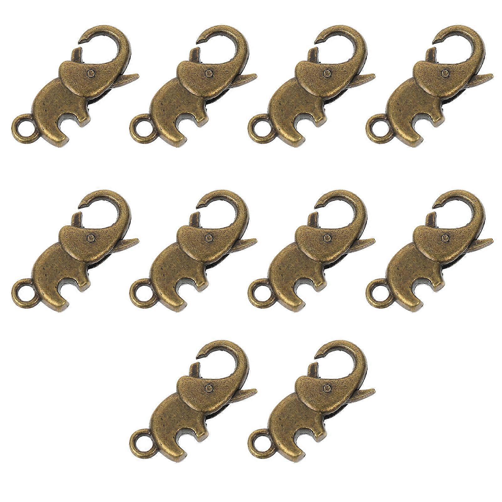 Zinc Alloy Lobster Clasps DIY Keychain Supply for Crafts 10Pcs