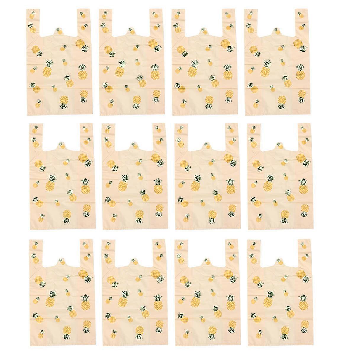 Plastic Bag Fruits Bag for Shopping Use Portable Storage 50Pcs