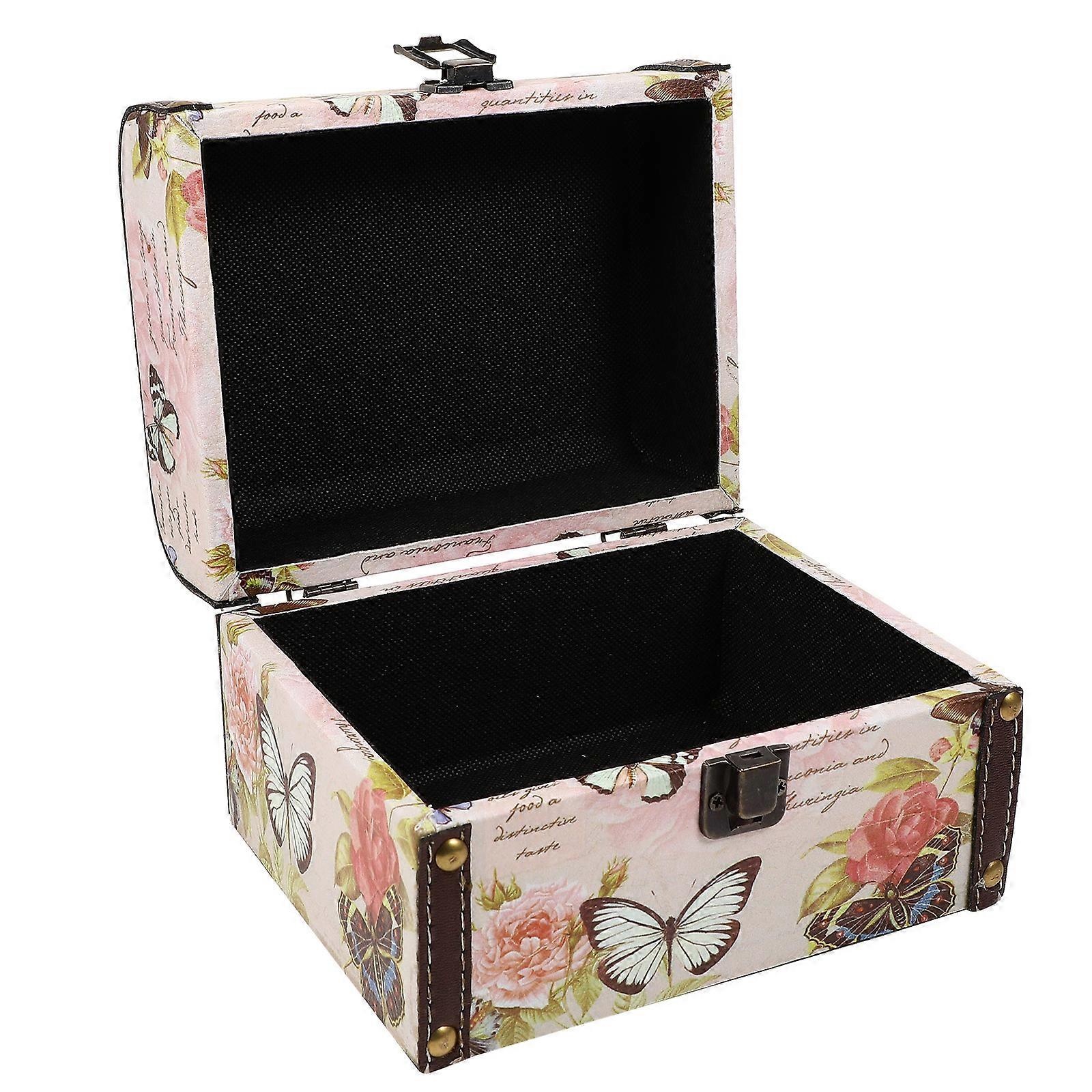 Retro Storage Box For Earrings And Necklaces With Rectangular Shape In 18.50X14.50X12.00CM 2Pcs