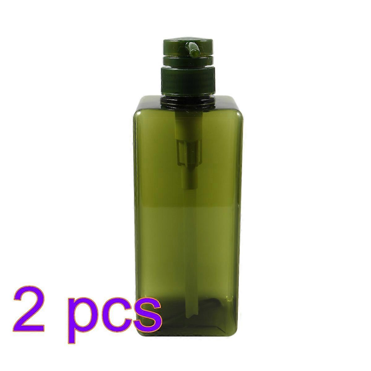 Pump-Bottles Green Transparent Lotion Bottle for Liquid