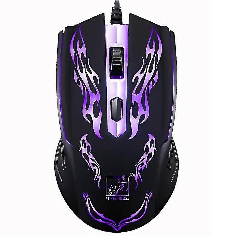 For New Chasing Leopard Usb Illuminated Gaming Optical 13m Wired Mouse