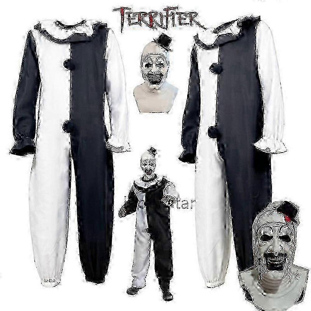 Terrifier 2 Art the Clown Costume Set with Mask for Halloween
