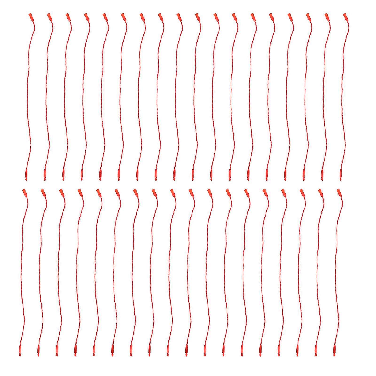 Cotton Garment Tag Rope for Clothing Tag 1000Pcs Durable Red Hanging Ropes