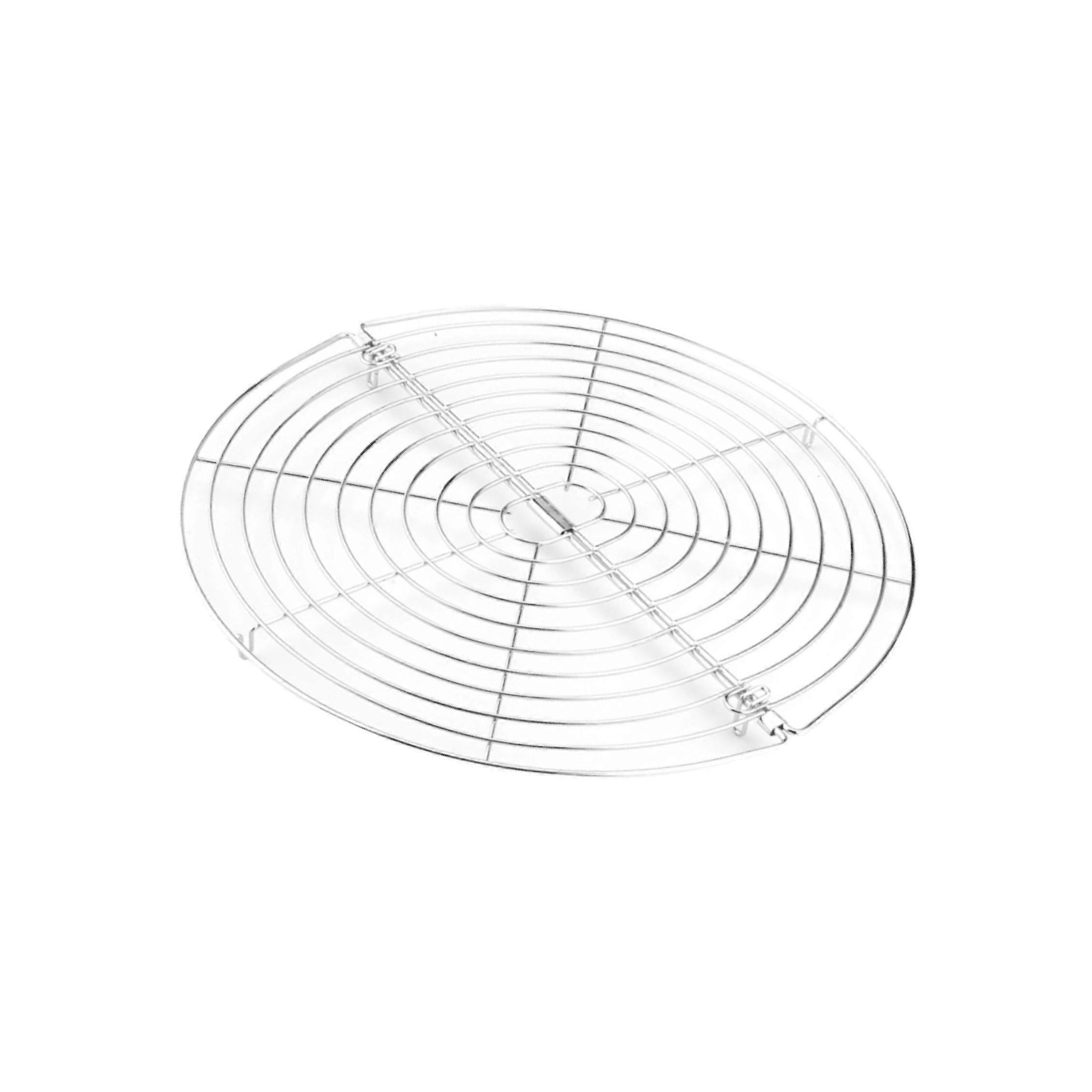Baking Cooling Rack Round Foldable Stand Toast Rack for Cakes Biscuits Bread