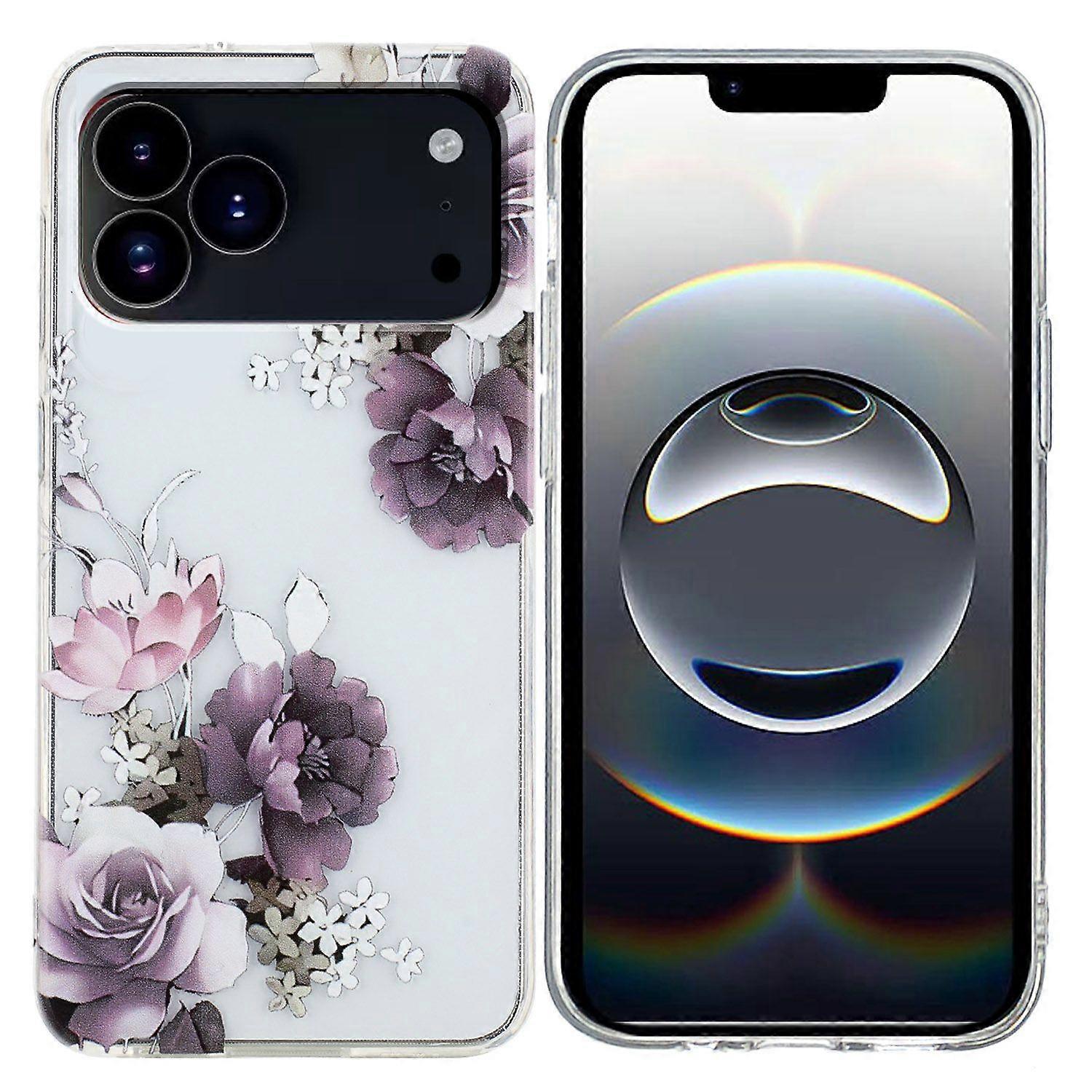 For iPhone 17 Pro Case Soft TPU Phone Back Cover Pattern Printing