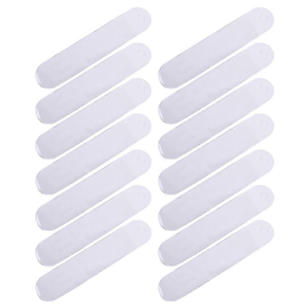 White Frosted Pen Protective Bag for Single Pen Use 100Pcs Transparent Plastic Storage Pouches