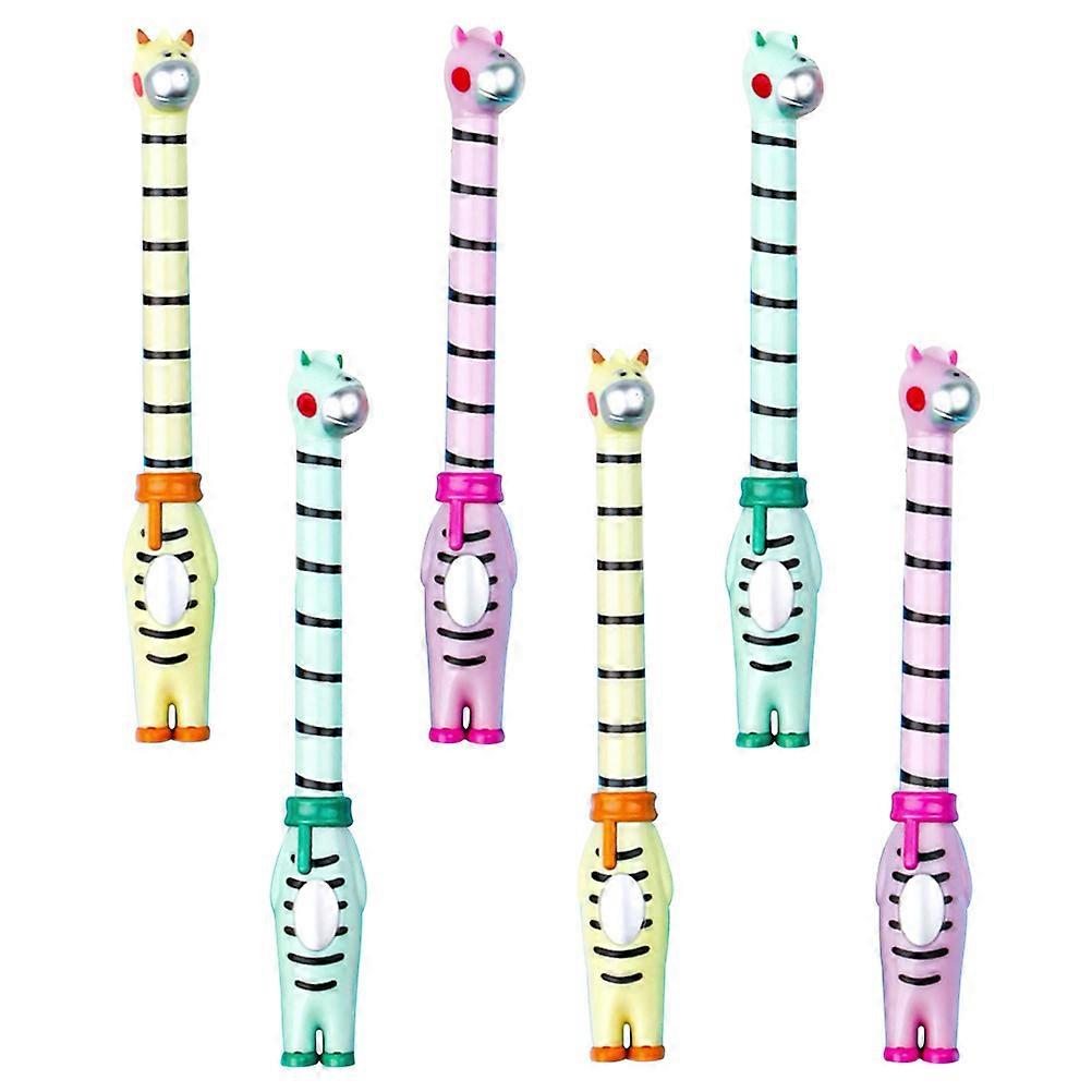 Giraffe Shape Sign Pen Multi-Use Plastic Writing Pen 24Pcs Set for Students