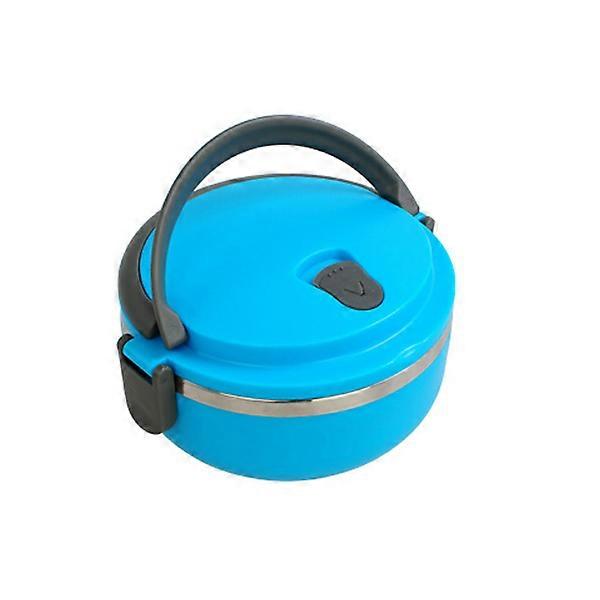 Portable Thermal Insulation Lunch Box Stainless Steel with Handle Single-Layer