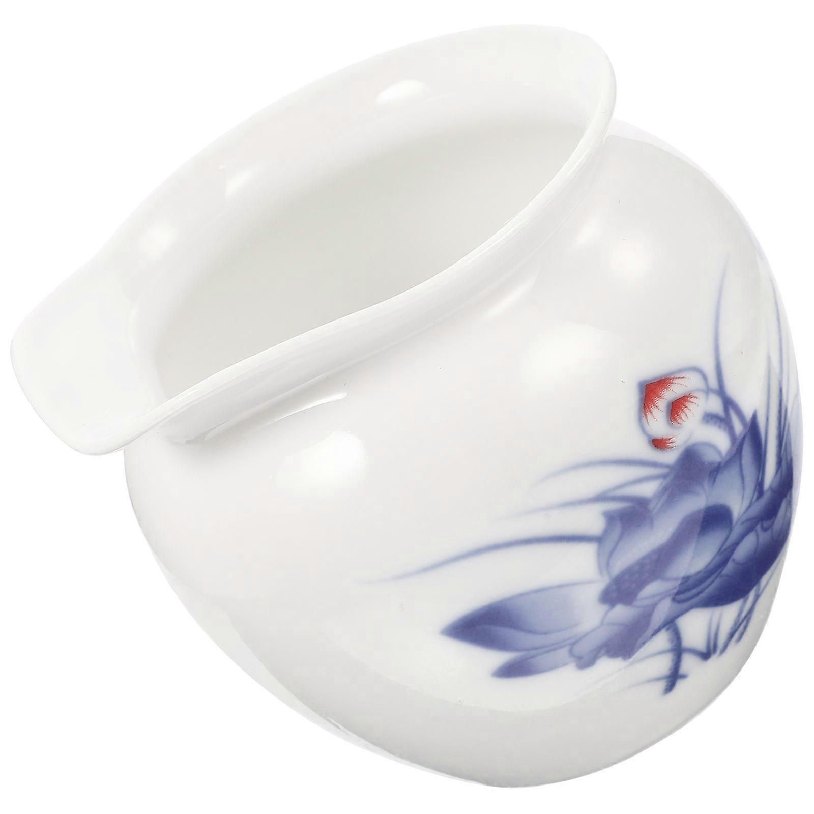 Gravy Sauce Boat Ceramic Container for Kitchen Use 4Pcs White Set