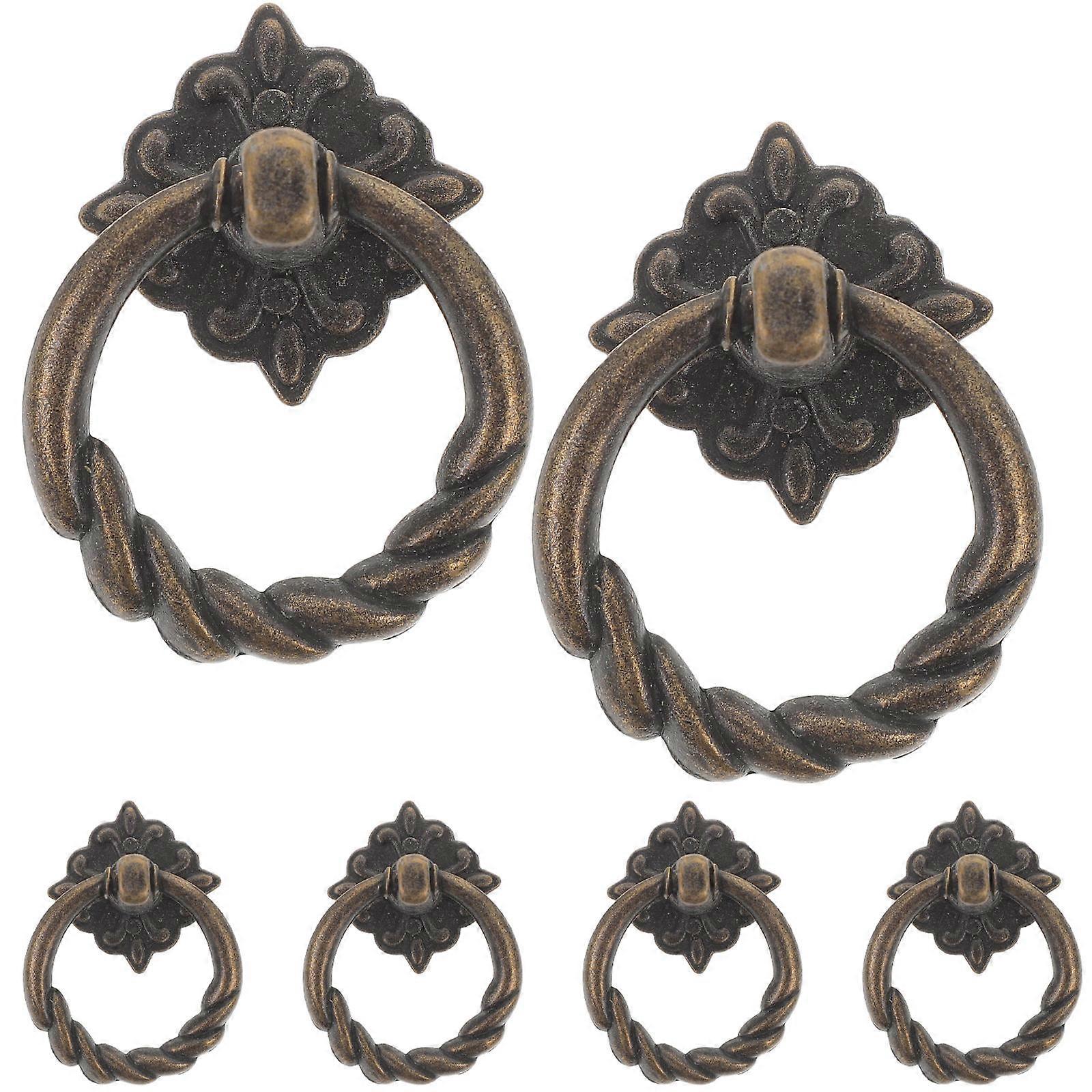 Drawer Pull Knobs Vintage Handles for Home Use 18Pcs Zinc Alloy Knobs