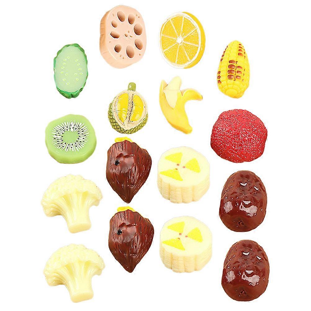 Realistic Vegetable Model Resin Mini Vegetable Model for Decor 72Pcs Collection