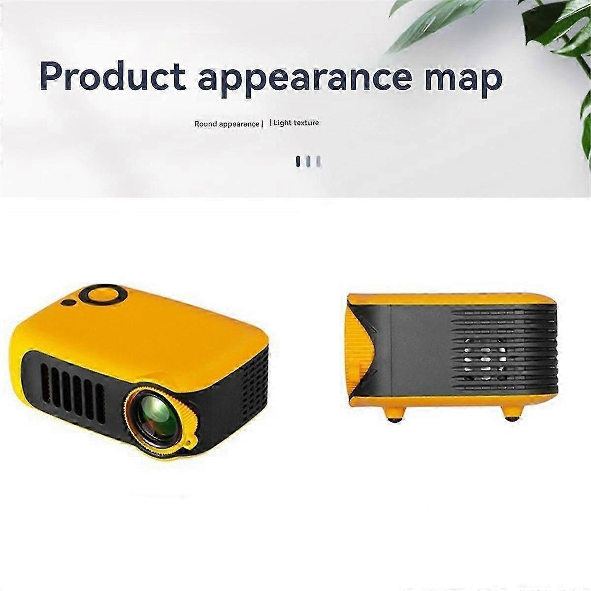 MINI Projector 3D LED Home Cinema Projector, Portable Smart HD Port TV BOX, 1080P 4K US Plug
