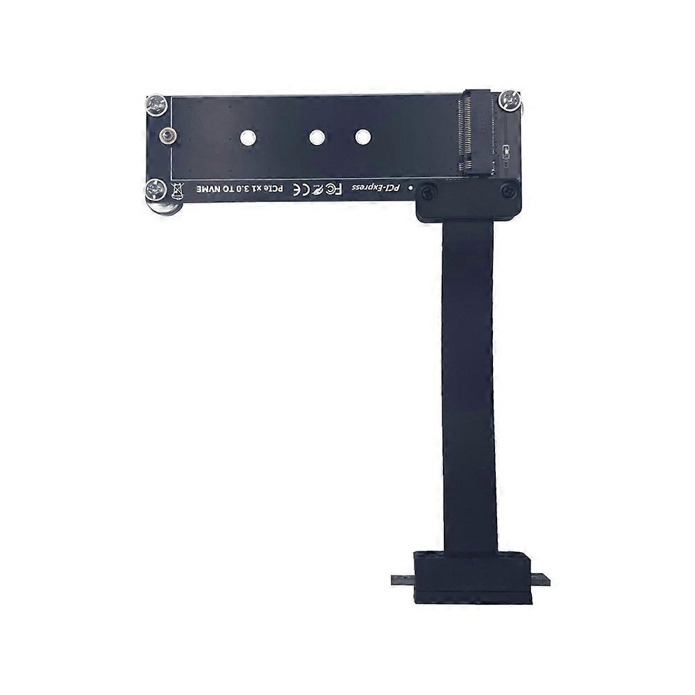 PCIe 3.0 X1 to M.2 NVME Adapter with 90-Degree Right-Angle Design Supports 2242/60/80 NVME SSD 10cm