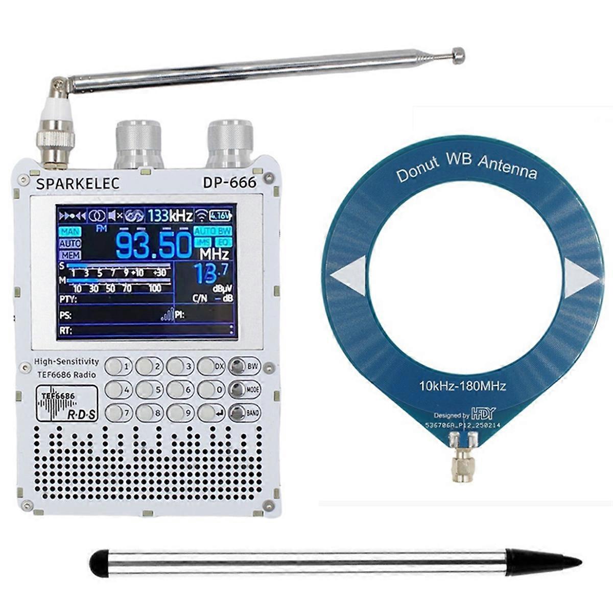 DP-666 TEF6686 Radio 2.8-Inch IPS Touch Screen High Sensitivity