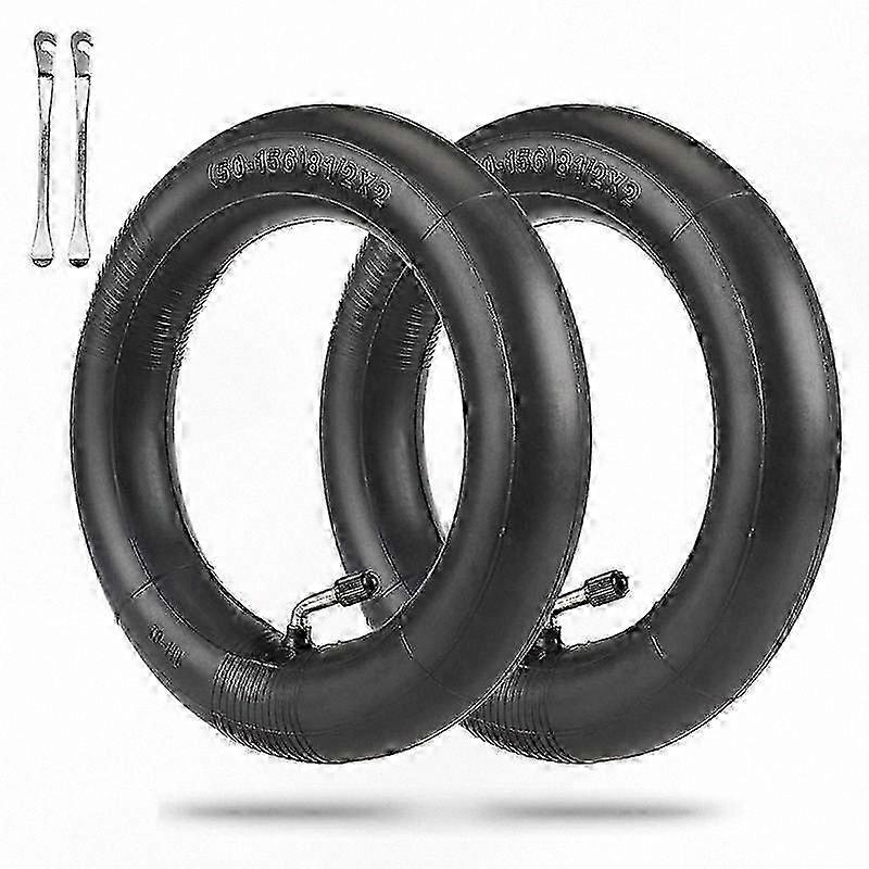 Câmara de ar de 8,5 polegadas para roda traseira 50/75-6.1 com válvula angular, compatível com pneus de scooter 8,5 x 2