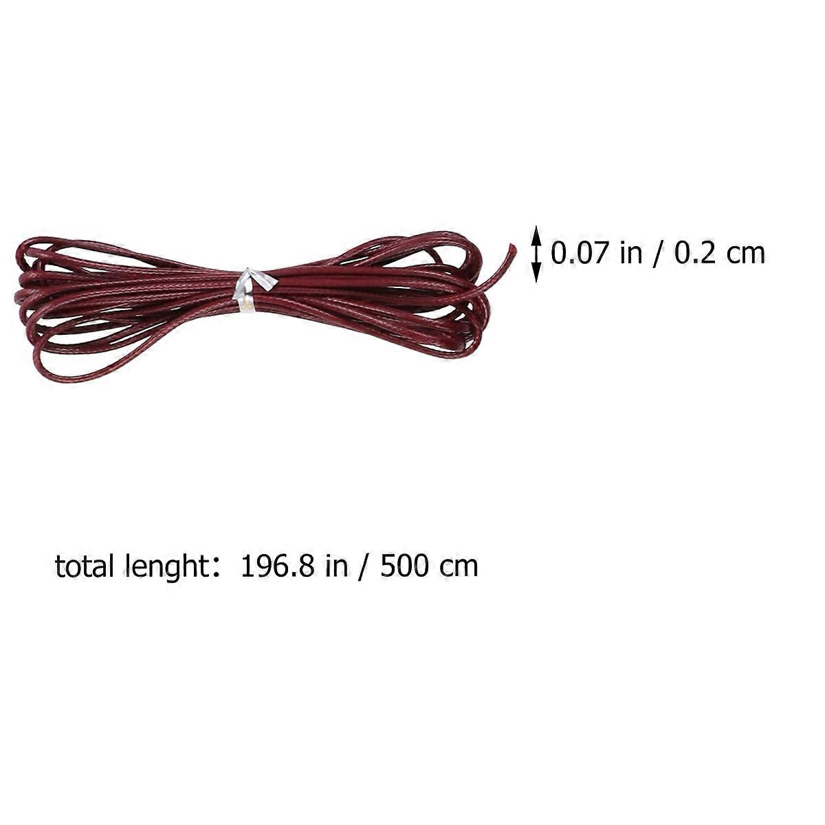 Bright Mixed Color Wax Thread Rope for Handmade Jewelry DIY 23Pcs Set