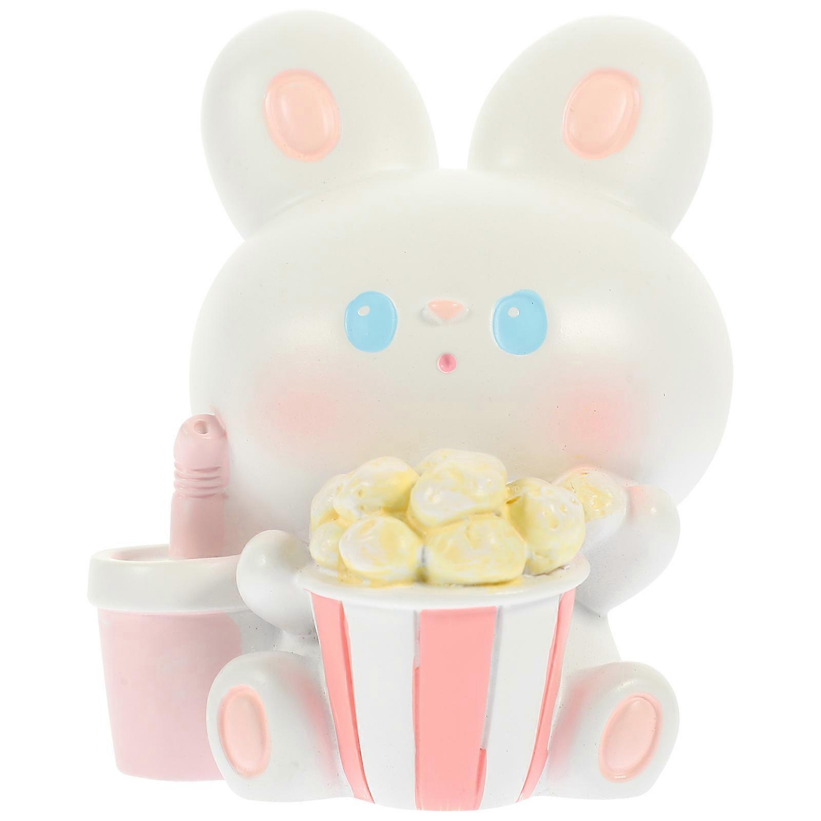 Rabbit Car Dashboard Decoration for Playing with Resin Material