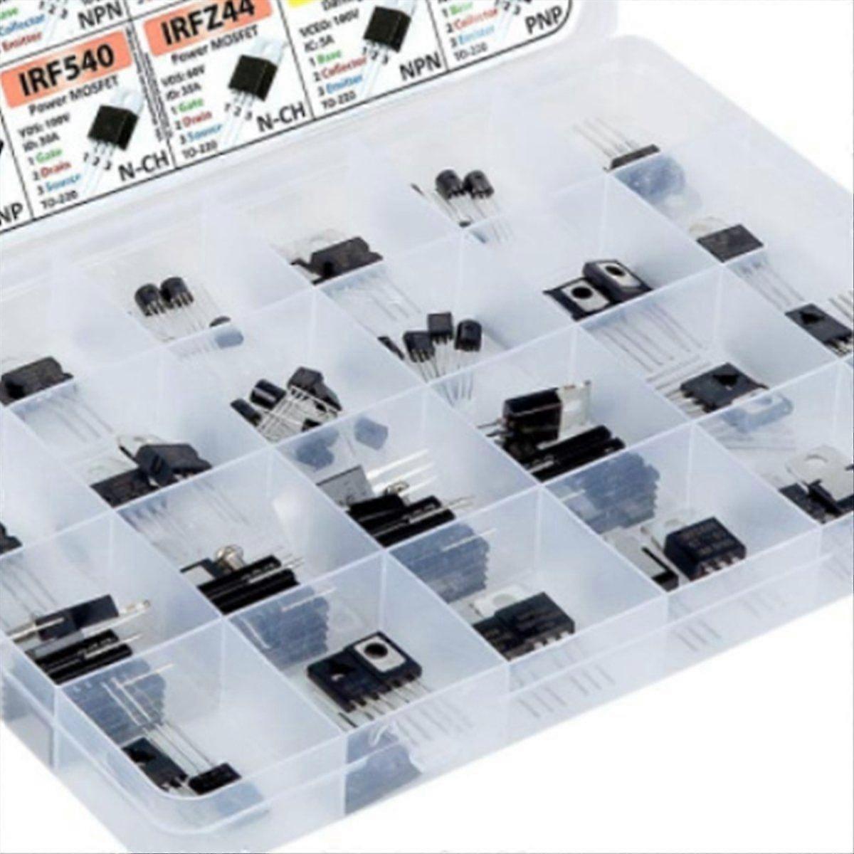 SOT-23 Electronic Components, Transistors, BJTs, MOSFETs, Diodes