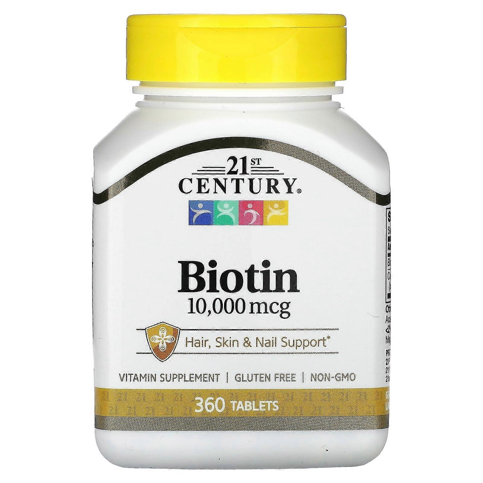 Biotin, 10,000 mcg, 360 Tablets