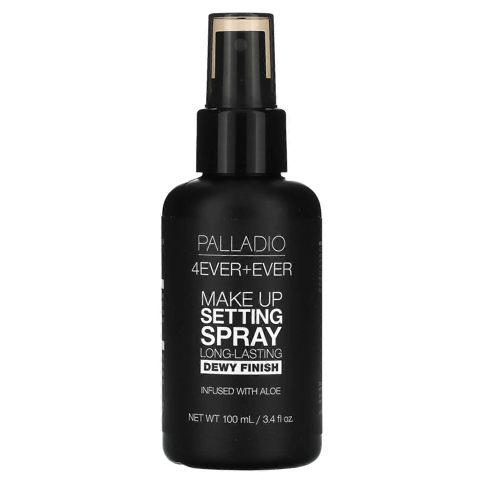 4Ever + Ever, Makeup Setting Spray, Long-Lasting Dewy Finish, 3.4 fl oz (100 ml)