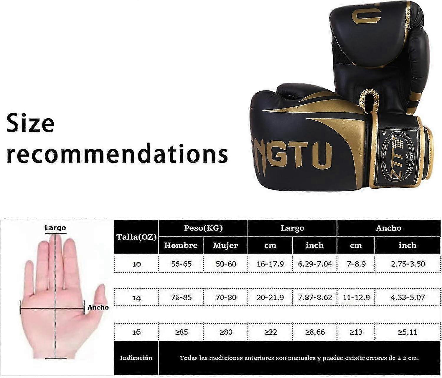 Boxing Gloves with Long Wrist Support for Heavy Boxing Training, Breathable Palm, Multi-Layer Padding for MMA, Fitness, Unisex