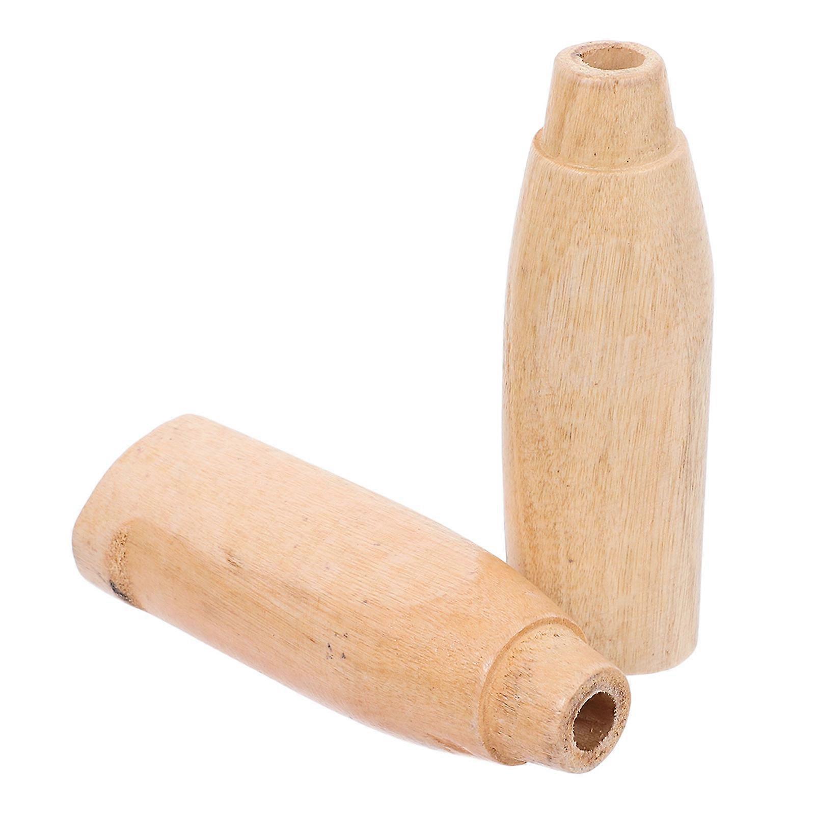 Wooden Handle Replacement for Kitchen Use 2Pcs Easy Install Handles