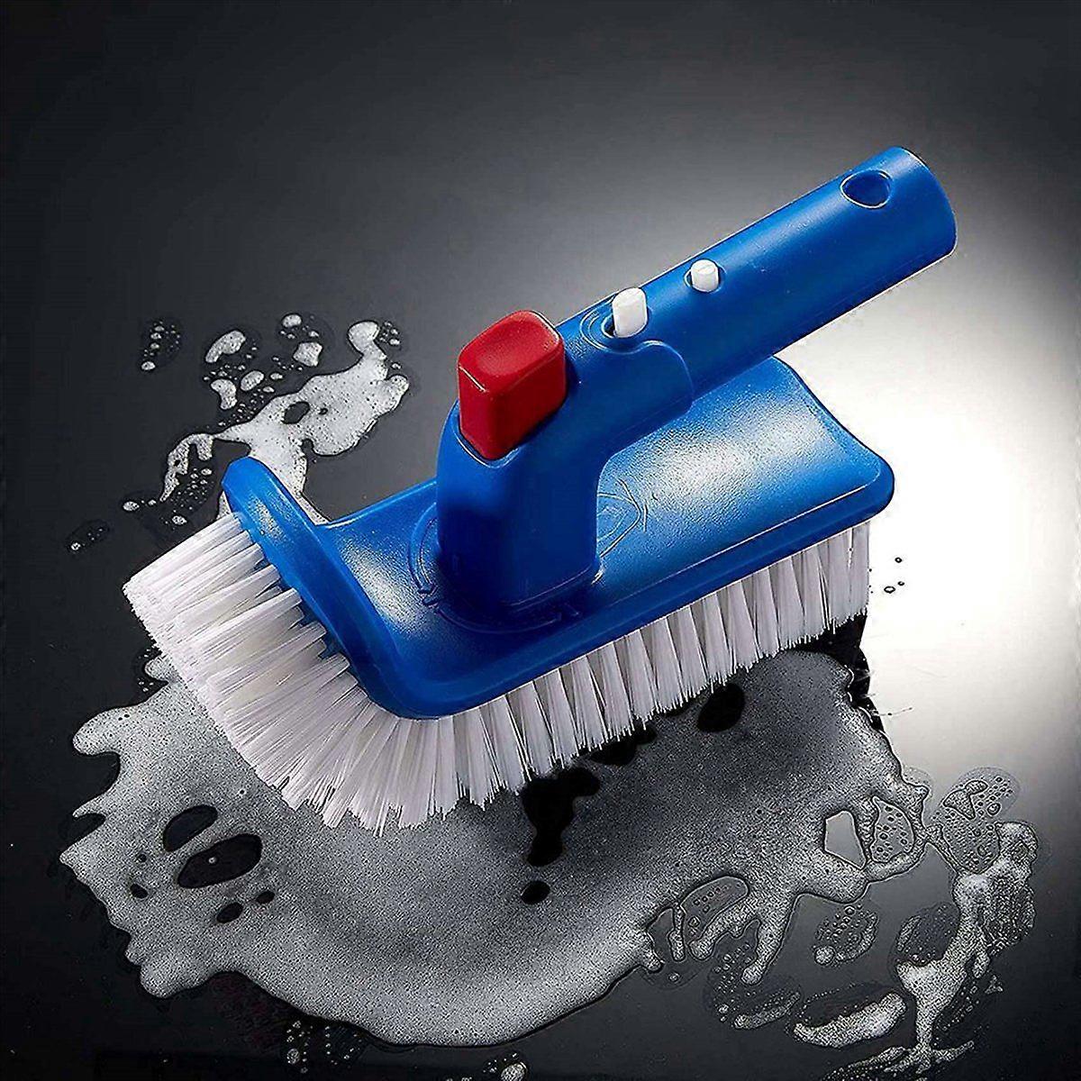 Pool Brush for Step & Corner, Rotatable Hand Scrub Brush, for Pool