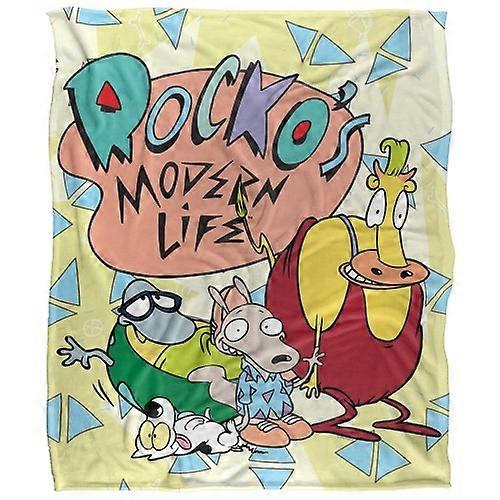 Rocko's Modern Life Silky Logo Supersoft Blanket