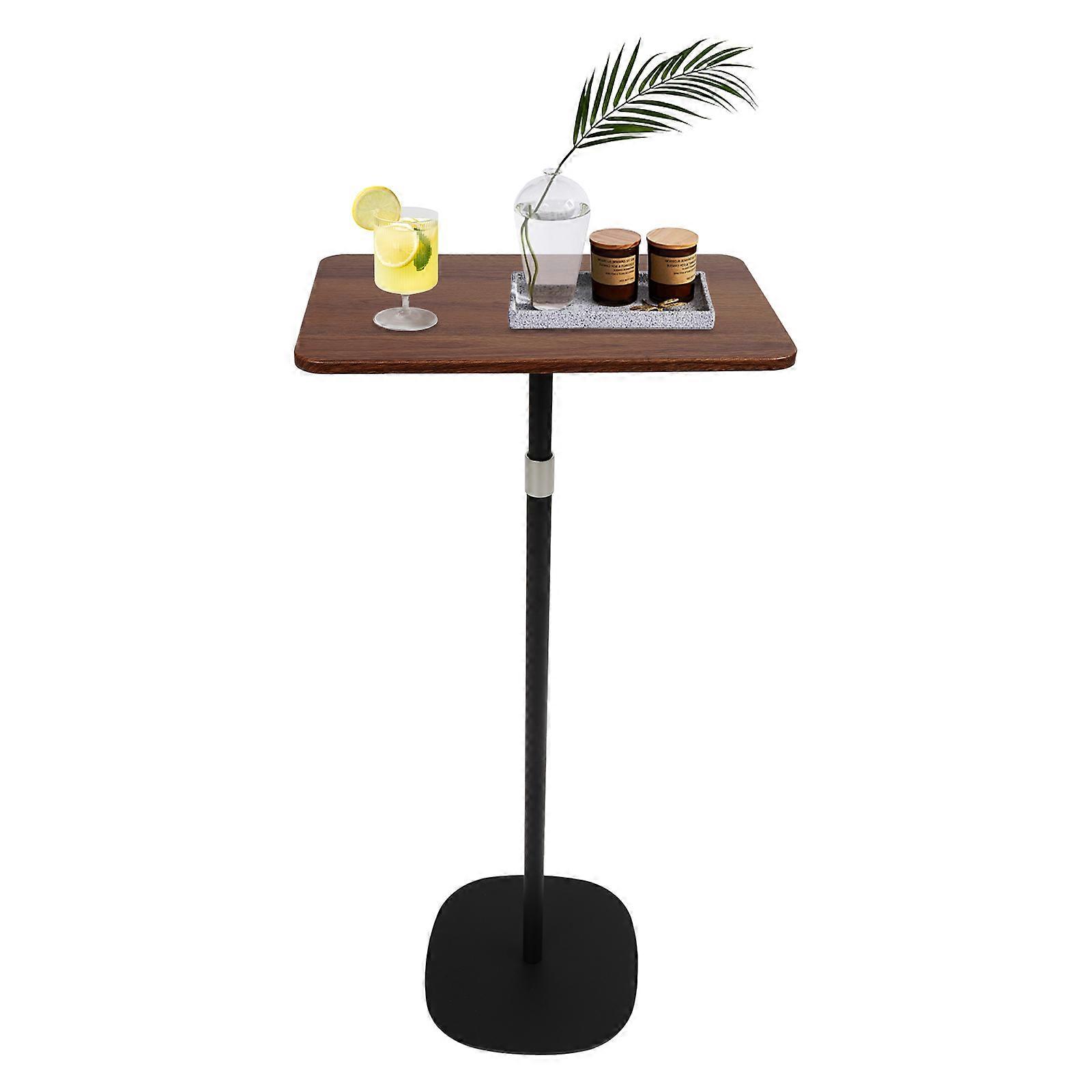 46-122cm Side Table Height Adjustable Standing Laptop Floor Desk Coffee Table