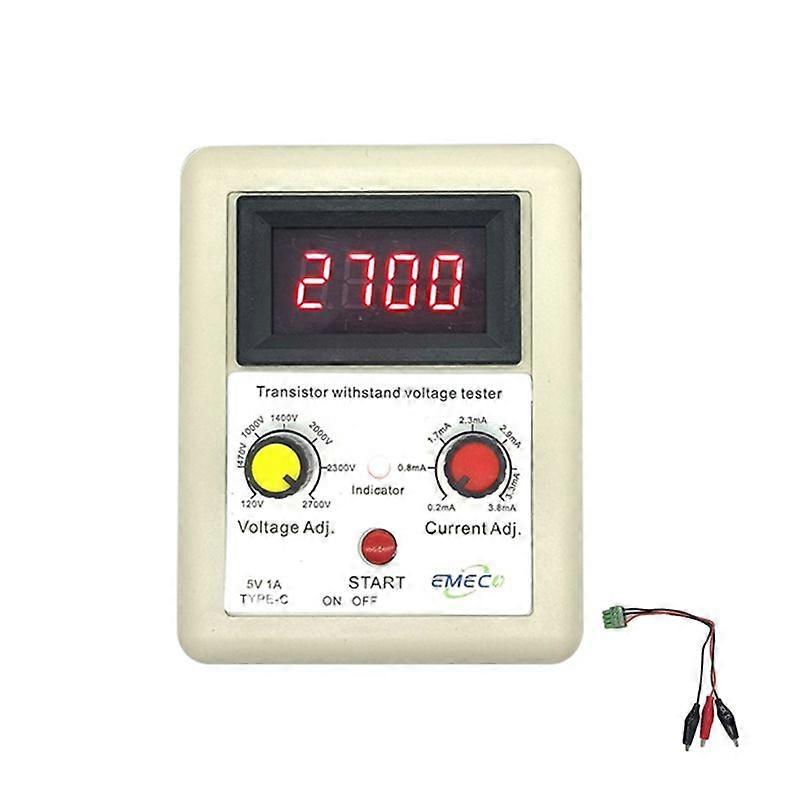 110V-2600V IGBT Voltage Capability Tester Diode MOS Triode Digital Voltmeter Tester Portable Withsta