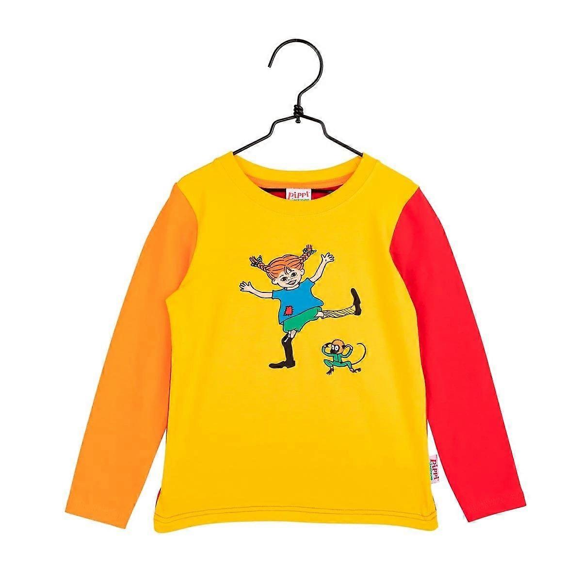 Pippi Langstrumpf Fröhlicher Pippi Pullover gelb