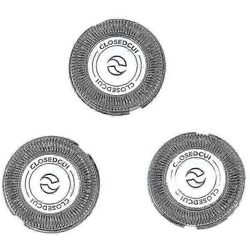 3-Pack Replacement Shaving Heads for Philips HQ56, HQ55, HQ4+, and HQ3 Reflex Plus UK Models