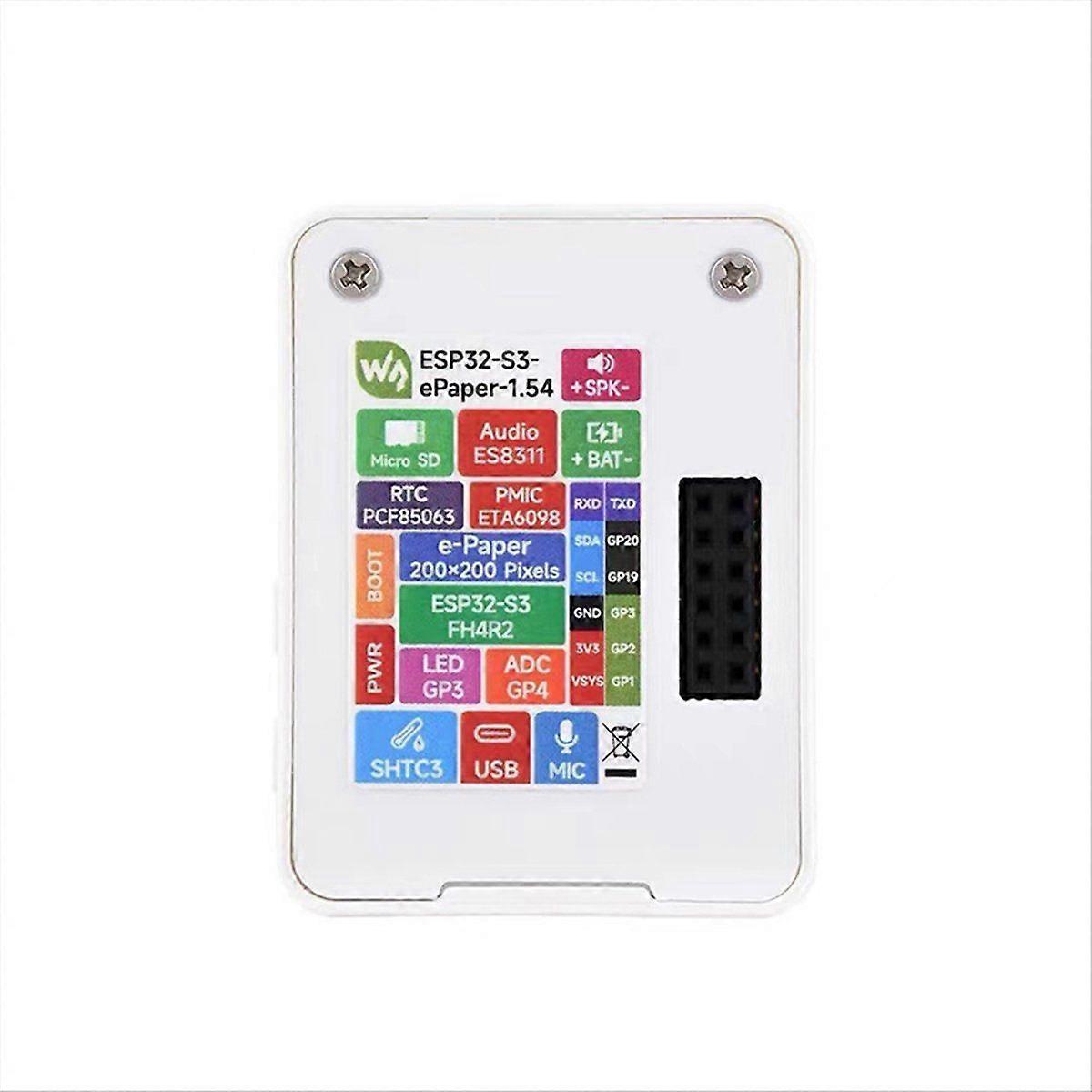 ESP32-S3 AI 1.54-Inch E-Paper Ink Screen 1.54inch Display AIoT Development Board for Xiaozhi