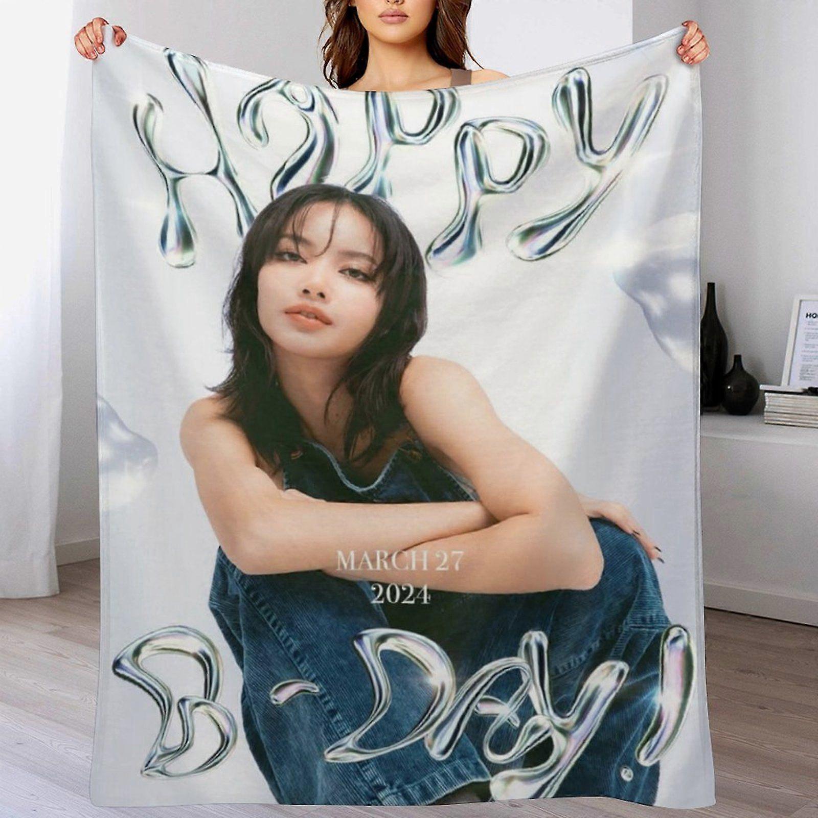 Lisa Soft Plush Blanket for Lounge Winter  Sofa Breathable Velvet Anti-Wrinkle Warm