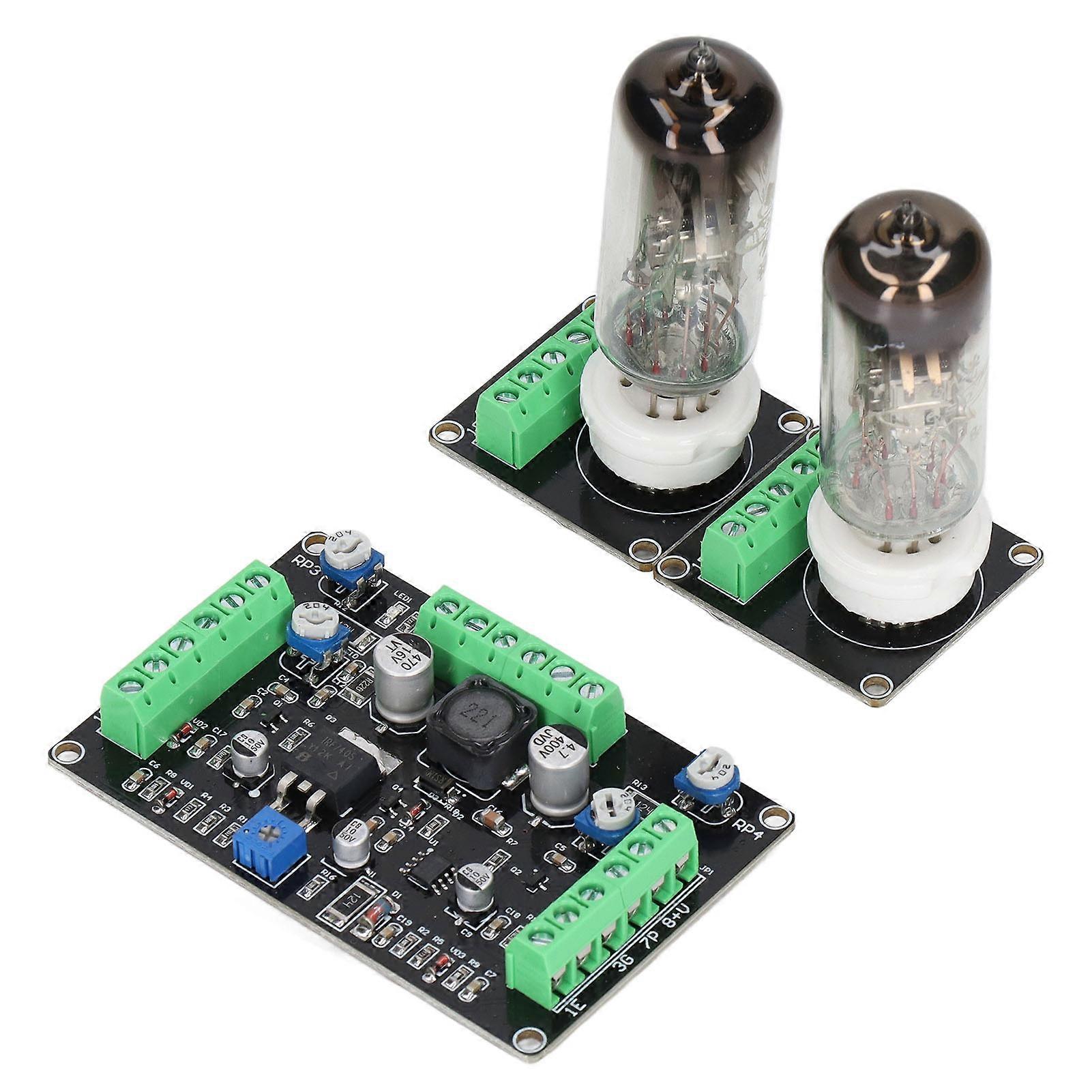 Vacuum Tube Driver Board Drive Module Dual Channel Level Indicator DC12V Set Kit for DIY