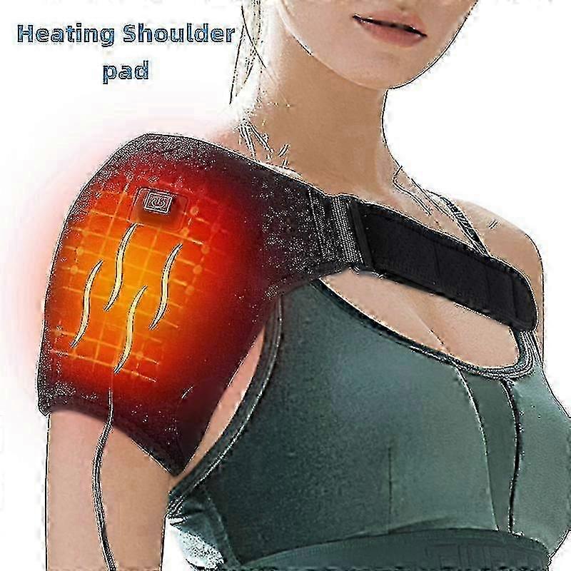 Electric heating pad for pain relief - Adjustable shoulder wrap