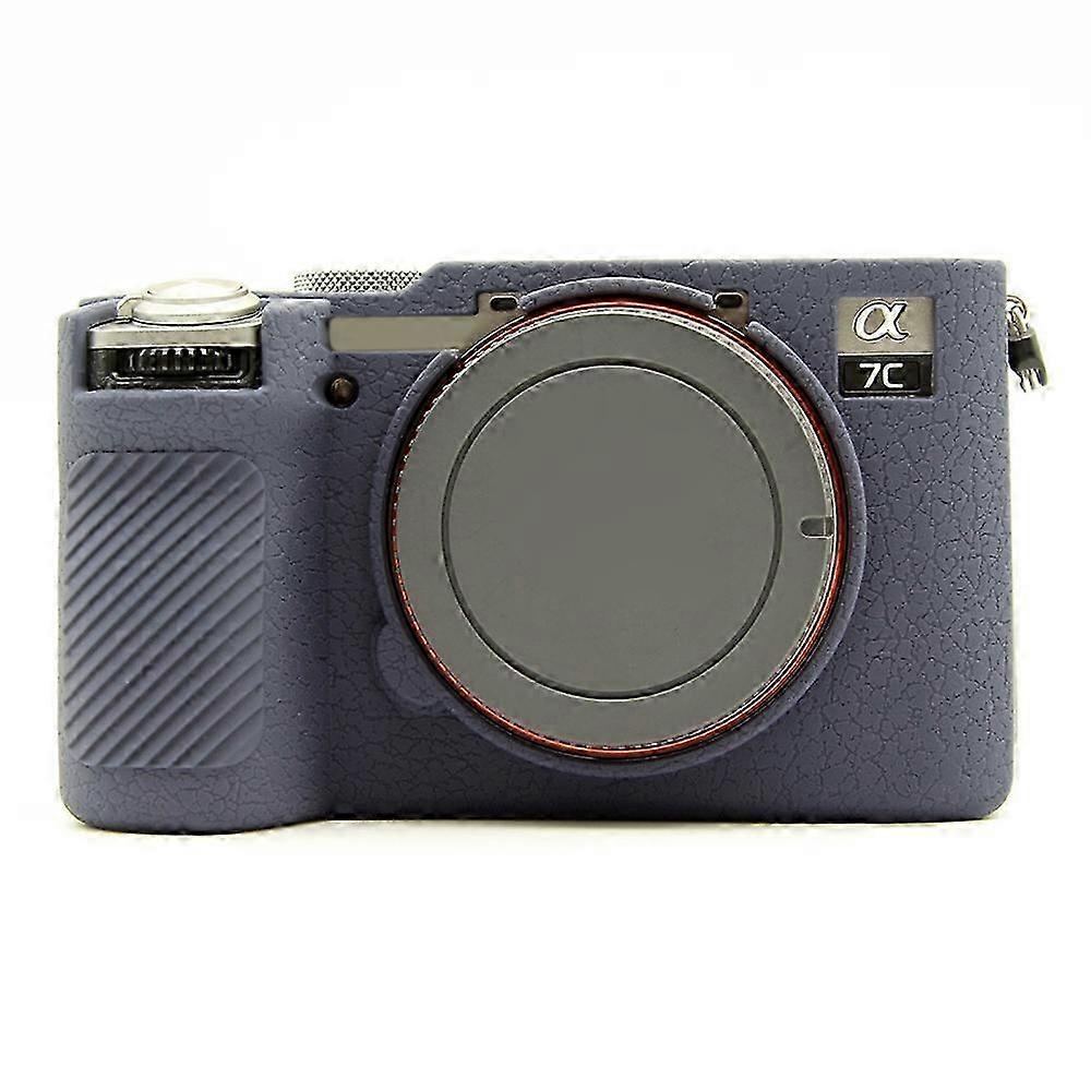 Camera case for Sony A7CR durable litchi texture silicone cover