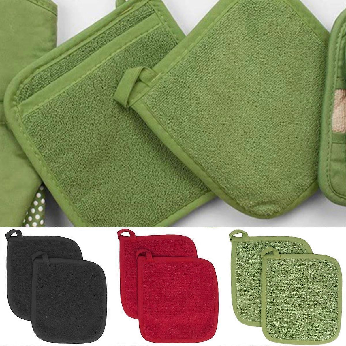 Maniques en coton doux résistantes à la chaleur Fznkrag (lot de 2)