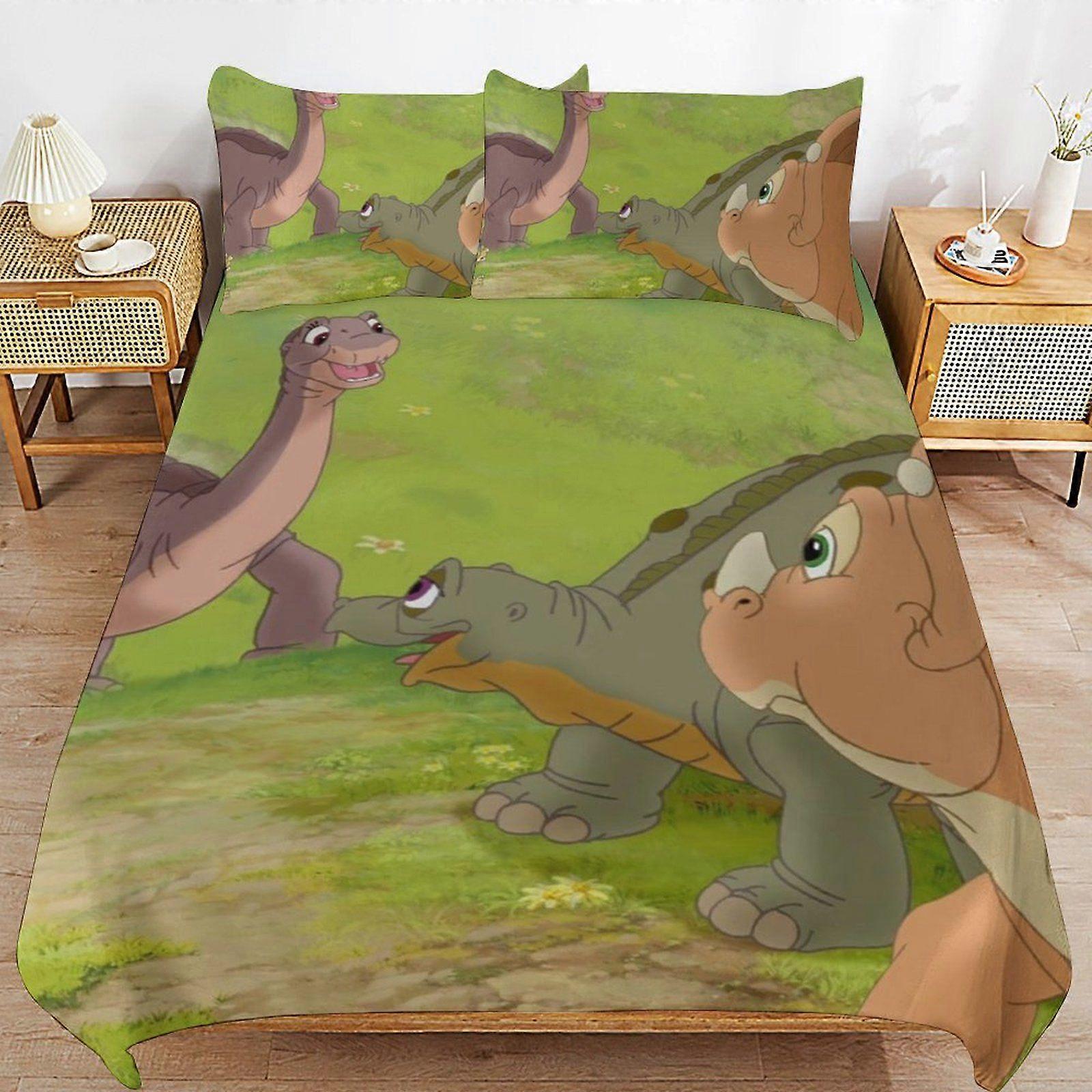 E222 Land Before Time Soft Touch Comfort Fit Easy Zip Bedding Solution Machine Washable Duvet Cover Sets Option F222