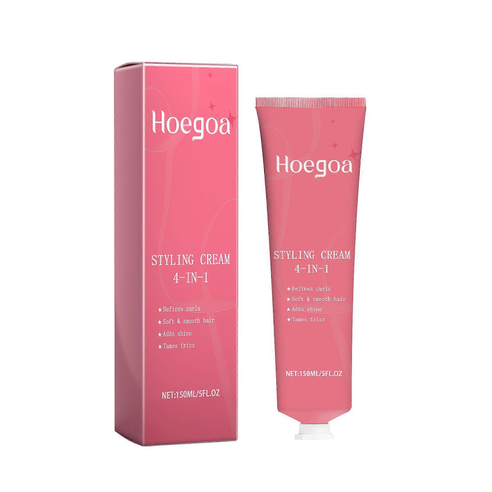 4-In-1 Curling Setting Cream: Provides Styling And Conditioning For Naturally Smooth, Lightweight, Moisturizing, And Elastic Hair.