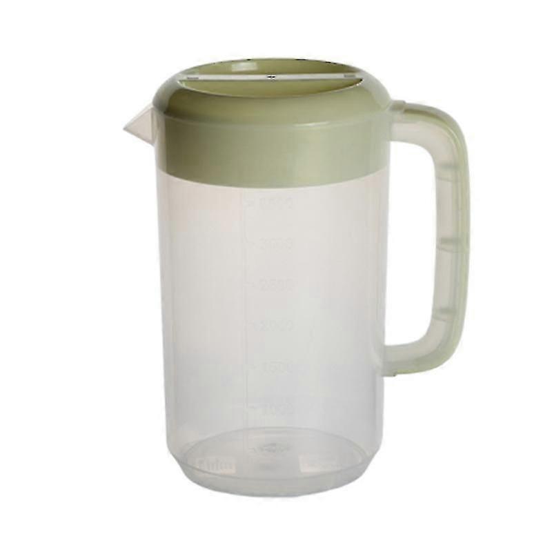 Large Capacity Milk Tea Measuring Kettle Beverage Storage Container With Lid Heat Resistant Cold Water Jug Plastic Juice Pitcher (2500ml Random Color)
