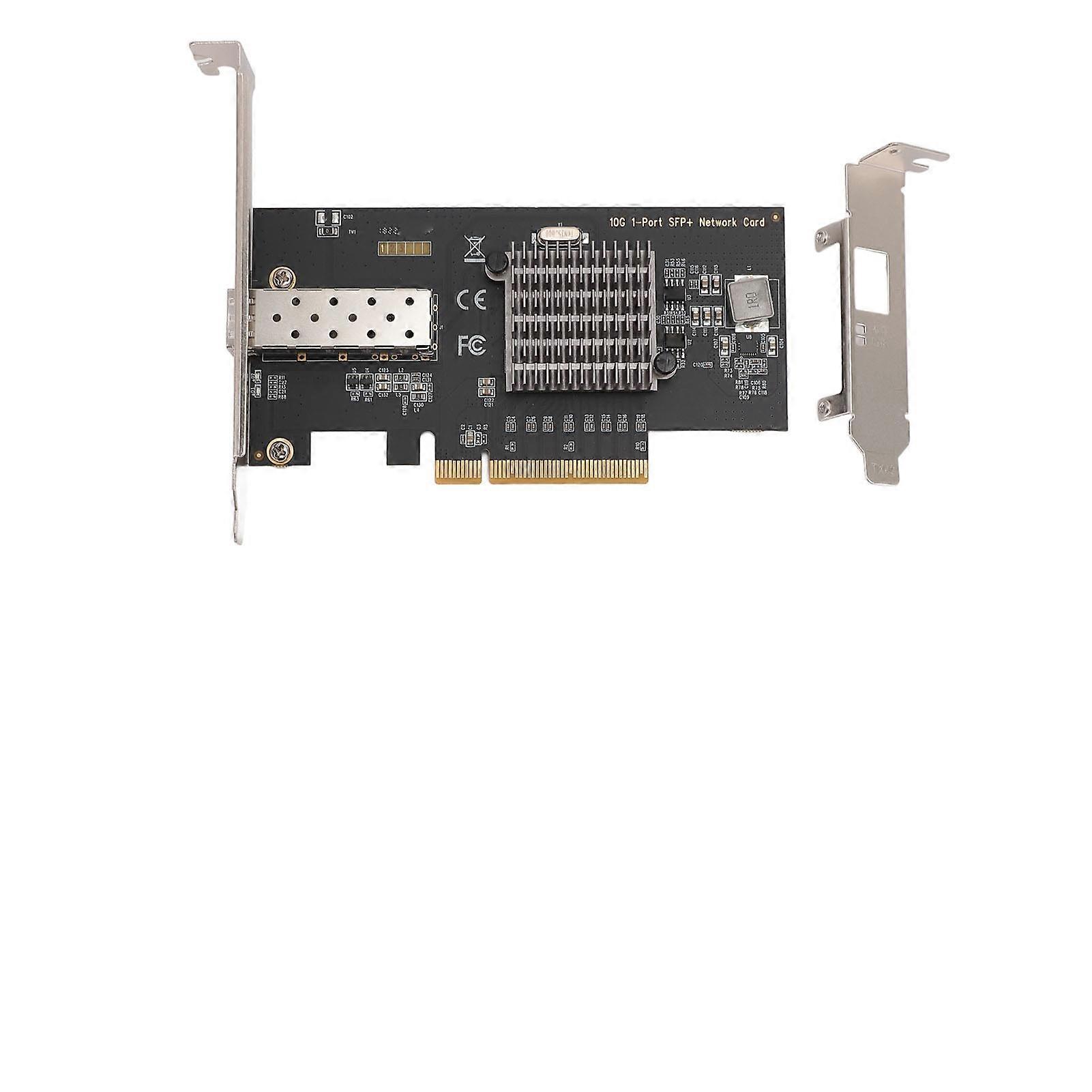 10Gb PCIe Network Card Single SFP Port High Speed Adapter with 82599EN Chip