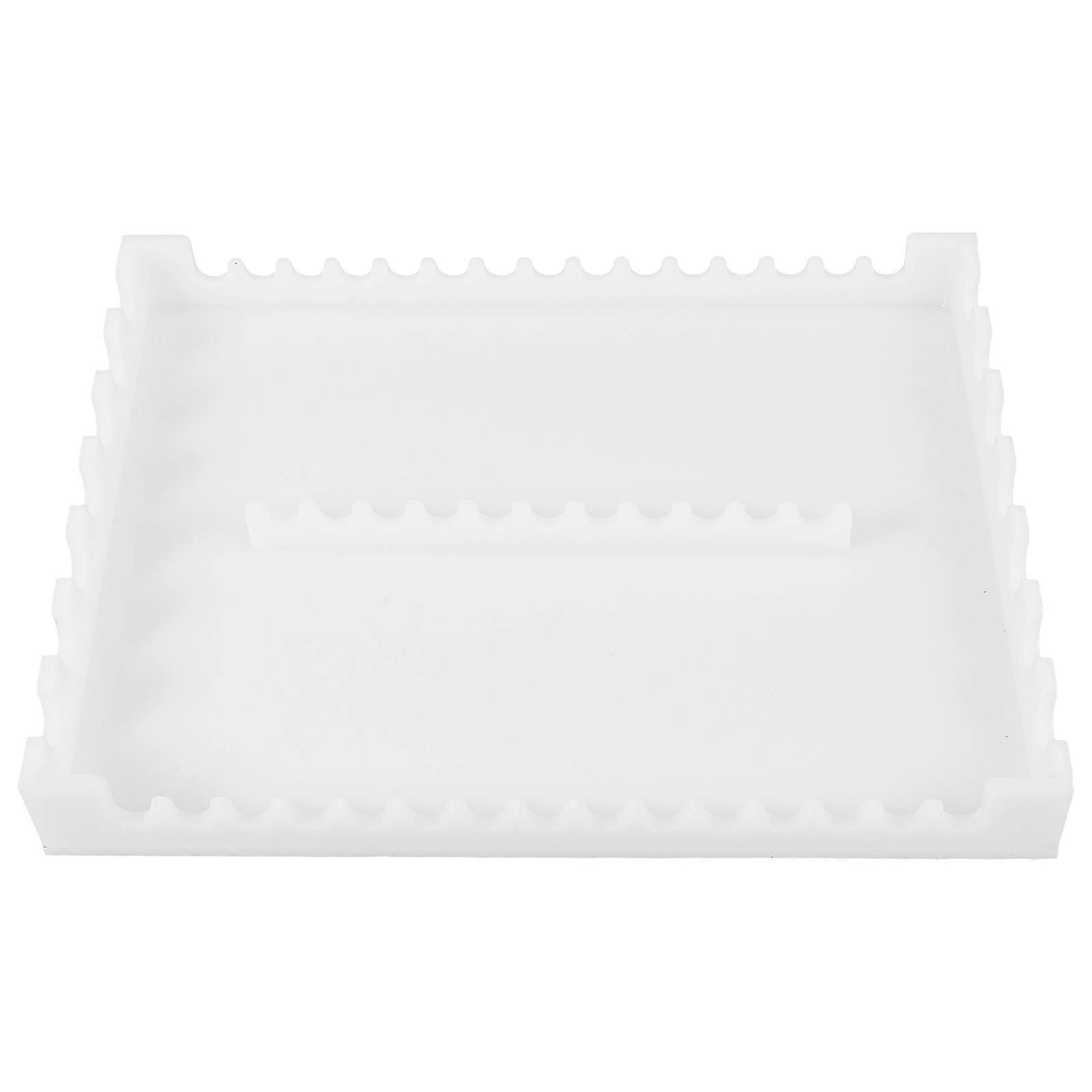 Pipette Stand for Storage Use Acrylic Laboratory Pipette Rack White